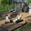Deska Tarasowa Kompozytowa NORDECK Strong, Wild Teak, szczotkowany 220 × 14 × 2,2 cm